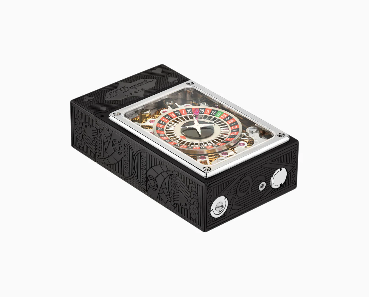 Black Casino Pocket Complication Lighter / Available On Order - Image 4