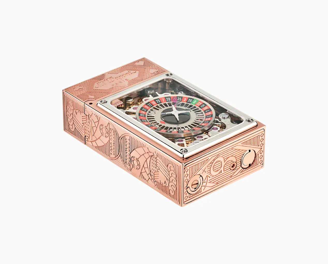 Pink Gold Casino Pocket Complication Lighter / Available On Order - Image 4