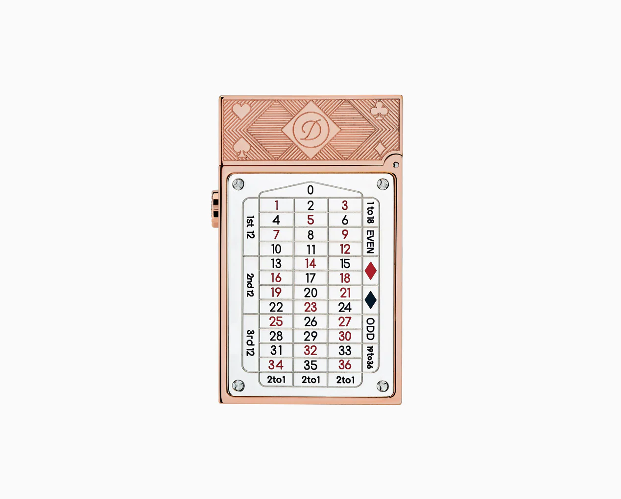 Pink Gold Casino Pocket Complication Lighter / Available On Order - Image 5